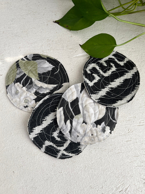 Black & White Absorbent Coasters