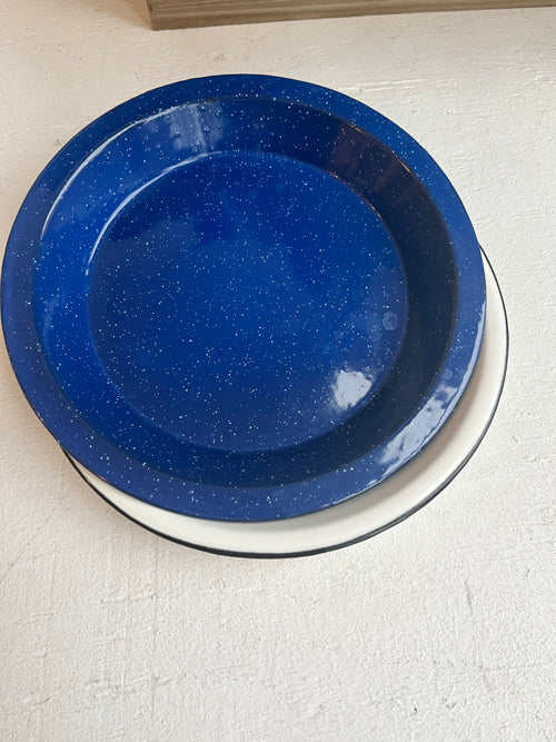 Blue & White Enamel Dishes