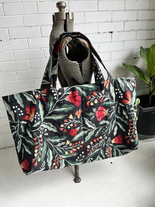 Floral Bag for Yoga Mats and Yoga Props