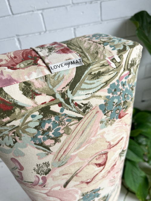 Cotton Bolster with washable floral cover