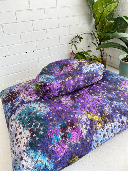 Cool Purple Meditation Pillows