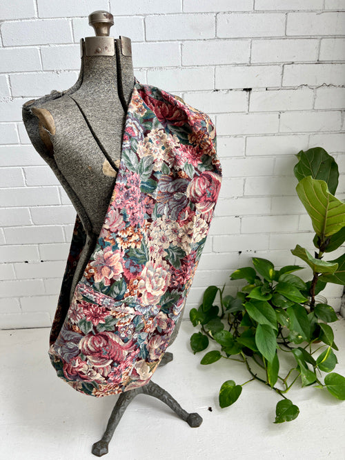 Vintage Floral Yoga Mat Bag