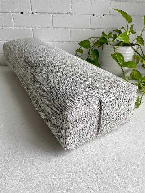  Yoga Bolster Pillow Cylindrical Meditation Cushion Cotton  Meditation Accessories For Restorative Yoga Meditation Pillow Yoga Pillow  Firm Body Pillow Bolster Pillow For Legs Removable Cover